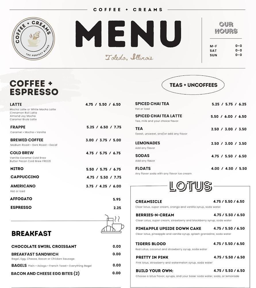 Coffee + Creams Latte